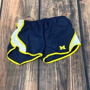 Colosseum Women's Michigan Wolverines Running Shorts Multicolor‎ Size Large